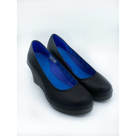 CROCS Shoes - Crocs Wedge Heels 5 black